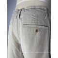 Cotton Button Drawstring Casual Capris